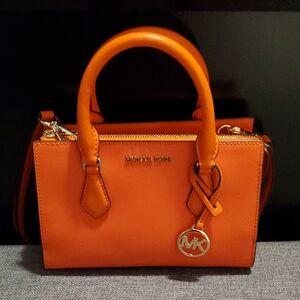 Michael Kors Bold Orange Satchel